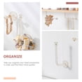 thumbnail image 3 of MasteelfCA 3pcs Convenient Wall-mounted Hair Ropes Hangers Wall-mounted Headband Holders, 3 of 7