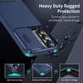 thumbnail image 4 of Case for Samsung Galaxy S26+ 5G 6.7-inch,Compatible with MagSafe, Built In Slide Camera Cover Heavy Duty ShockProof Protective Case,Blue,For Galaxy S26+ 5G, 4 of 8