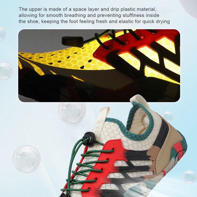 Zapatos de agua Zapatos ergonómicos para vadear Zapatos de fitness de secado rápido para playa al aire libre