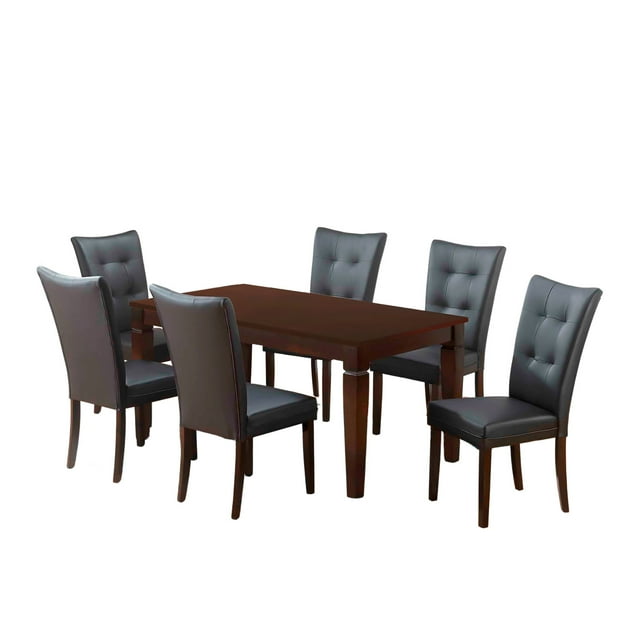 Comedor Minimalista de Madera con 6 Sillas Bossa