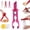 (Pink), variant on 3-In-1 Multi-Purpose Heat-Resistant Clamp, Anti-Scald Bowl Dish Pot Lifter, Heat-Resistant, for Microwave Pizza Pan(White)