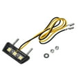 thumbnail image 4 of CENL DC12V Mini- Motorcycle LED License Plate Light Decorative Lamp Universal- Motorbike LED Rear Tail Number Light Accessories, 4 of 11