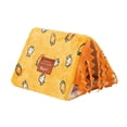 thumbnail image 4 of Casa para hámster con cortina lavable, escondite para animales pequeños, jaula para cobayas Amarillo M, 4 of 8