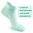 thumbnail image 2 of LOOIKOOS 12 Pairs Women Ankle Socks,Lightweight Low Cut Socks for Women Ankle Athletic Sports Running Short Casual Socks White with Tab, 2 of 6