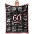 thumbnail image 1 of LHSHID 70th Birthday Gifts for Women Blanket Funny 70th Birthday Decoration for Women Birthday Gifts for 70th Women Best 70th Birthday Gift Ideas for Women Happy Birthday Gifts 40"x50", 1 of 6