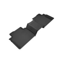 3D MAXpider Custom Fit Kagu Floor Mat (Black) Compatible with Toyota Camry 2018-2023 - Second Row