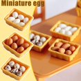 thumbnail image 2 of Egg with Tray Miniature 1:12 Kitchen Food Ingredients Accessories- A6E6, 2 of 9