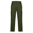 thumbnail image 2 of APEXFWDT Convertible Zip Off Hiking Pants Men Lightweight Mens Travel Pants Quick Dry Cargo Work Fishing Pants for Outdoor Safari Camping Summer ,XXXL,Green, 2 of 6