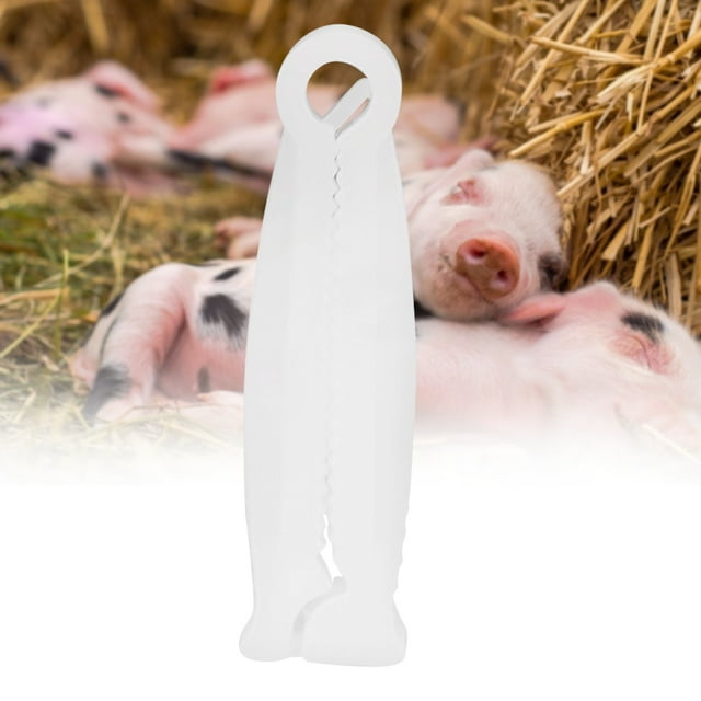 100 unids/pack desechables abrazaderas de cordón umbilical Clip recién nacido Animal PEQUEÑO Kit de parto