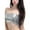 #059 Silver, variant on Women's Sequined One Piece Bandeau Top, Strapless Stretchy Sparkly Glitter Tube Tops for Going Out Party, Blue,Free Size
