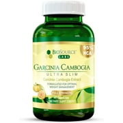 BioSource Labs Garcinia Cambogia Ultra SlimTM for Weight Management – Professional Grade 95% HCA, 1500mg Serving (90 Capsules)