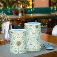 thumbnail image 3 of Yayeee Flameless Candles with Remote Flickering Battery Operated Multi Color Changing, Floral Birds Pattern, 3 of 7