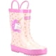 thumbnail image 1 of Cotswold - Botas de Agua Puddle   Diseño Unicornios para Niños/Niñas (Rosa), 1 of 4