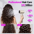 thumbnail image 4 of OAKSKY Hair Dryer with Diffuser,160,000 RPM Professional High Speed Blow Dryer,500M Negative Ionic Fast Drying Low Noise for Women Curly or Straight Hair, 4 of 9
