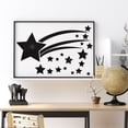 thumbnail image 4 of Meteor Comet Mirror Wall Sticker, Bedroom Background Wall Sticker, 4 of 5