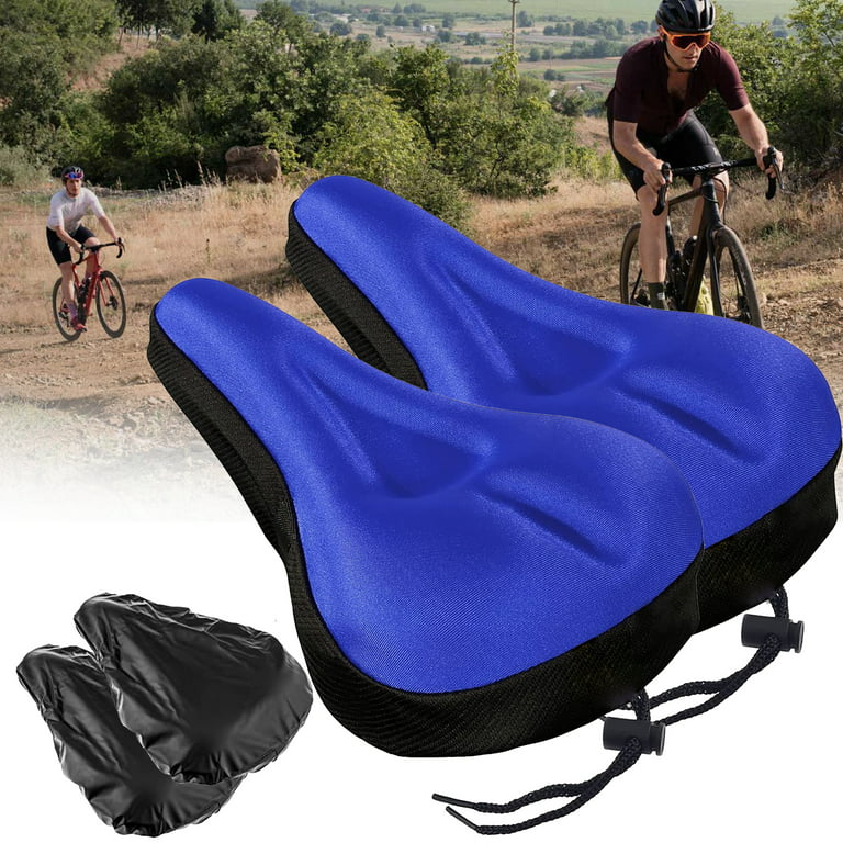 Elbourn 2PACK Gel Bike Seat Cover (11x7.5 inch)- Premium Bicycle