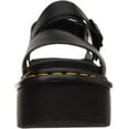 thumbnail image 3 of Dr. Martens Women's Shoes Voss Quad Leather Platform Sandals 26725001, 3 of 5