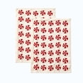 thumbnail image 2 of PYURTEP Christmas Hand Towels, 2 Pcs Soft Absorbent Holiday Kitchen Towels, Decorative Hand Towel for Christmas Bathroom Kitchen, 23.6 x 15.8 inch, 2 of 8