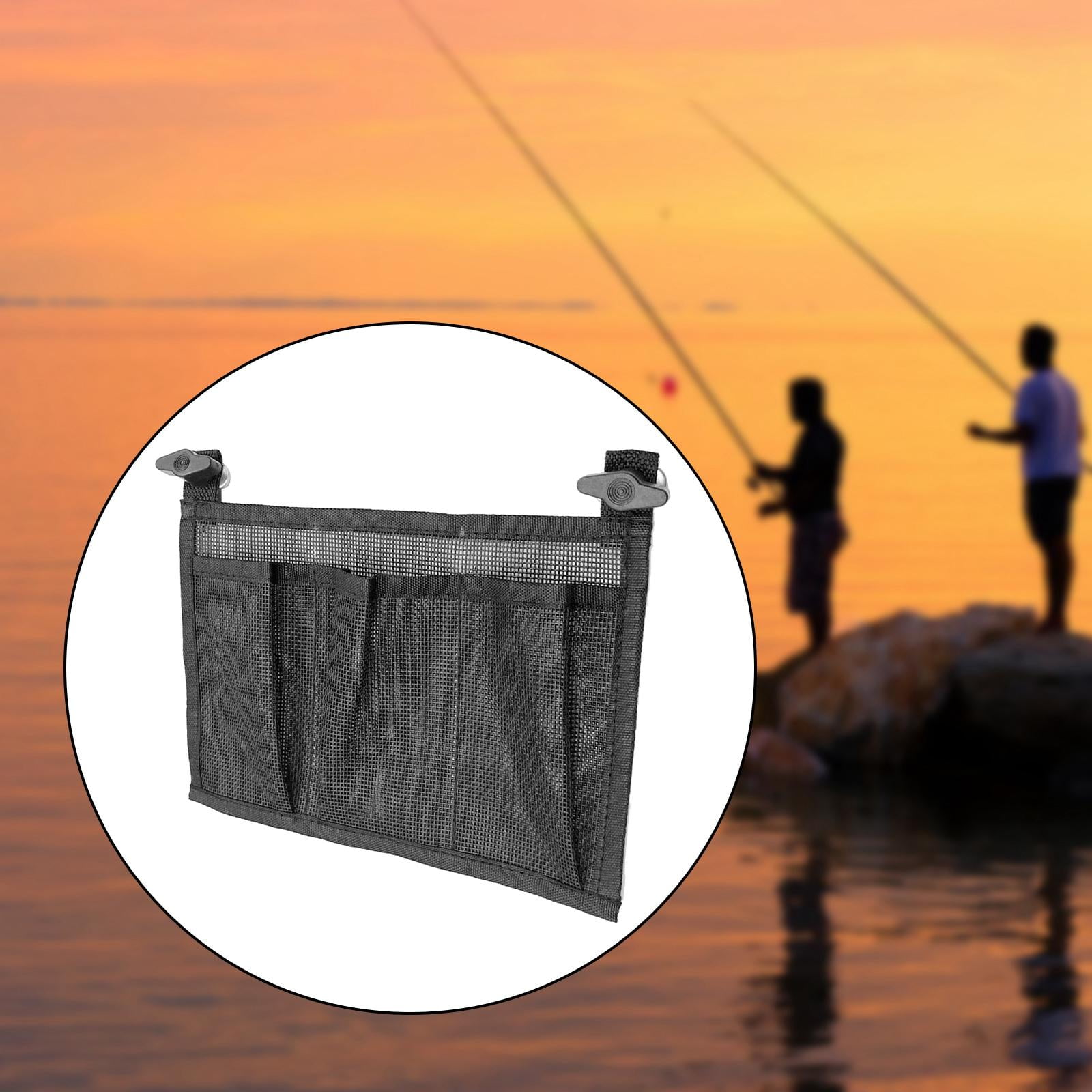 Axioma 2x Nylon Mesh Pouch, Drawstring Bags for Travel, Camping Hammock, Kayak, Fishng Boat Tools Tackles Gear Storage Accessories