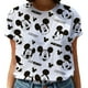 thumbnail image 4 of Camiseta con estampado de Mickey Mouse de Disney para mujer, top kawaii, camuflaje grande, verano, niña, moda, 4 of 4