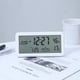 thumbnail image 5 of Cateissary Reloj despertador LCD de escritorio para interiores, termómetro de repetición, higrómetro de noche, calendario para dormir, relojes Decoración del hogar, 5 of 6