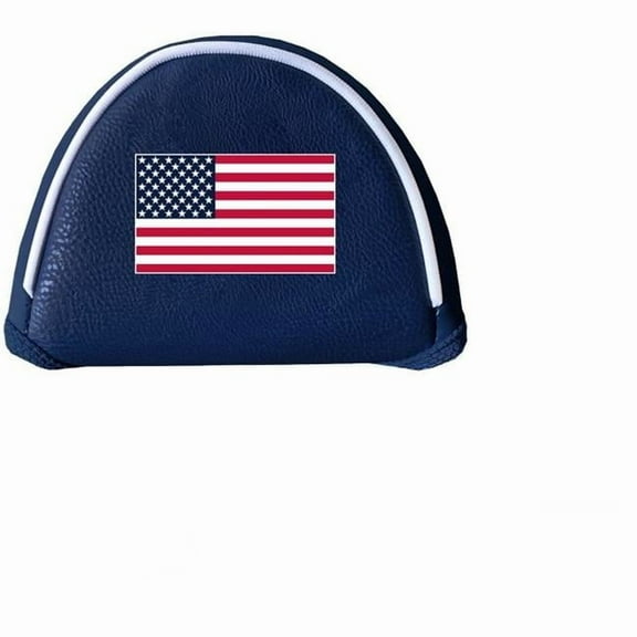 Team Golf 66731 USA Flag Mallet Putter Cover, Multi Color