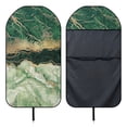 thumbnail image 5 of XYZCANDO Lapis Lazuli Grain Car Seat Towel Cover Waterproof Microfiber, Compatible with Car Interior Bucket Seat, for Trucks Vans Cars, 5 of 6
