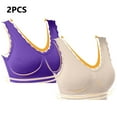 thumbnail image 1 of Puntoco Sujetadores sin aros para mujer, ropa interior de encaje brillante, cómodo y transpirable, sin aros, 1 of 5