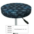 thumbnail image 3 of Cauagu Dandelions Print Round Stool Covers,Seat Cushion for Round Bar Stool Chair Seat Cover for Bar Round Chair Fits for 12/13/14in Bar Stool Cushion, 3 of 7