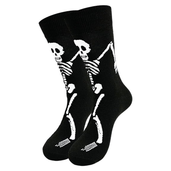 ZHOGXU Cozy Kids Halloween Cartoon Print Crew Socks For Boys And Girls Soft Warm Socks Running,Athletic