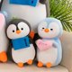 thumbnail image 5 of Gwong Juguete Muñeca tridimensional de peluche adorable gracioso expresión lindo pingüino peluche juguete para decoración Gwong 30011499, 5 of 6