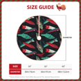 thumbnail image 4 of Balery Fishing Lure Printed Christmas Tree Skirt , Merry Christmas Party Christmas Tree Decoration,Adjustable Tree Skirt-48", 4 of 8