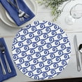 thumbnail image 6 of CounterArt "Waves" 4-Pack Round Reversible Tabletop Placemats, 6 of 7