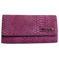 thumbnail image 1 of Kenneth Cole Reaction Trifold Plain Snake Clutch"Tri-Ed & True"Womens Wallet, 1 of 13