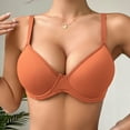 thumbnail image 4 of Txenfivo Push Up Bras for Women Full Coverage Plunge Underwire T-Shirt Bra Padded Push Up Bra for Everyday Comfort, 32B-40C, 4 of 9