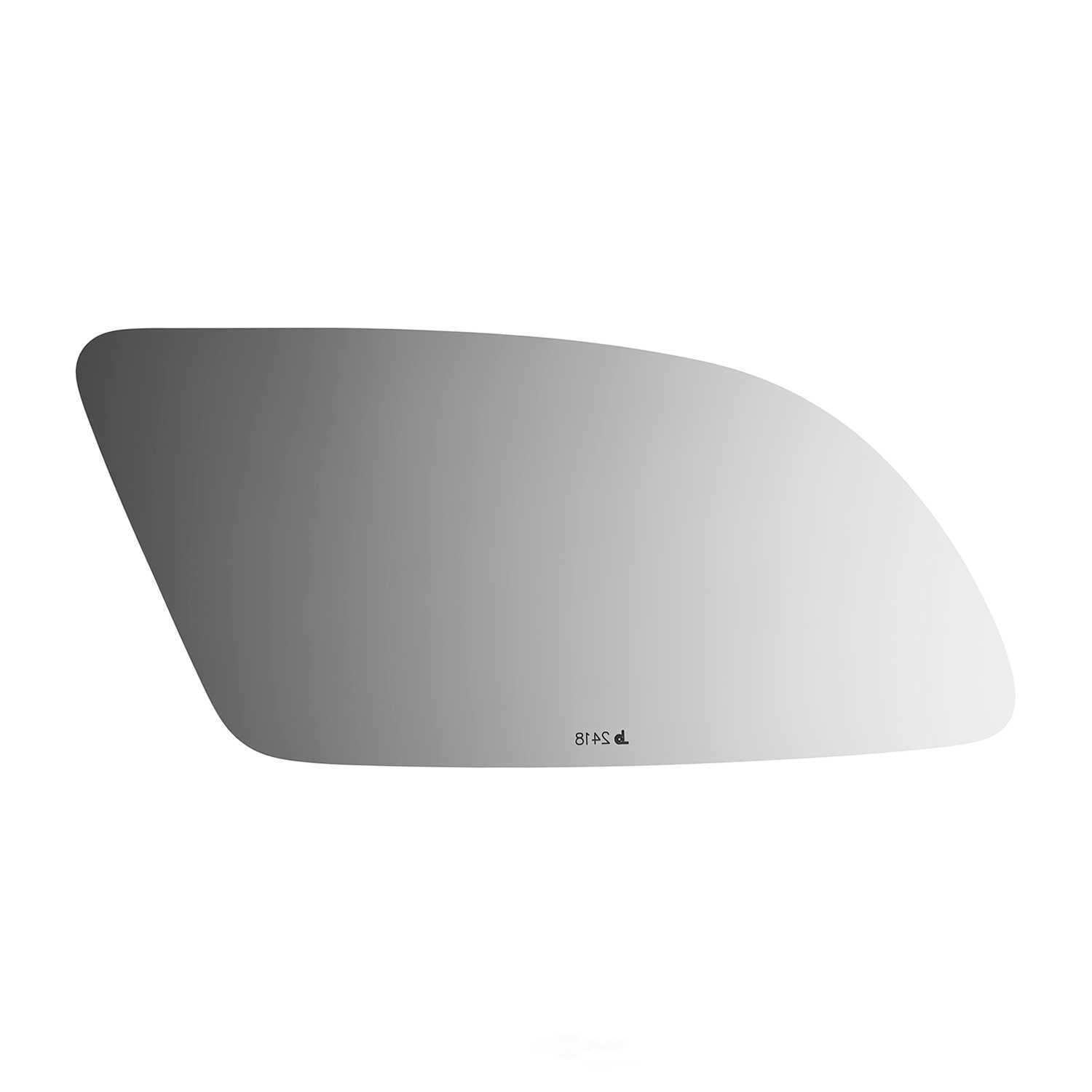Burco Side View Mirror Replacement Glass - Clear Glass - 2418