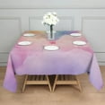 thumbnail image 3 of Pastel Rainbow Clouds Square Tablecloth,Waterproof Square Table Cover,Wipeable Spillproof Washable Table Cover for Home Kitchen Party Decor 60"x60"(152x152cm), 3 of 6