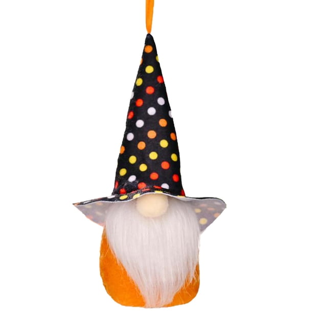 Clearance! Halloween Decorations! Halloween Rudolph Pointed Hat Small Pendant Creative Halloween Faceless Doll Buy 2 Get 3