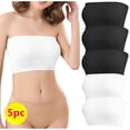 thumbnail image 2 of YYDGH Women Bandeau Bra Padded Strapless Bralette Bra Seamless Bandeau Tube Top Bra, 2 of 3