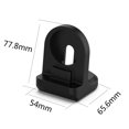 thumbnail image 2 of Soporte de cargador Soporte de silicona para Huawei GT GT2/Honor GS3i (Negro), 2 of 9