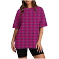 thumbnail image 1 of Birdeem Blouses pour Femmes Mode Imprimée T-Shirt Ample à Manches Courtes Chandail Tops, 1 of 12