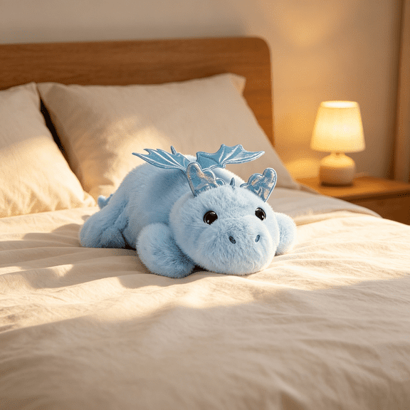 CYFW Dragon Plush Cute Dragon Stuffed Animal Small Plushies Toys Gifts for Kids Cute Stuffed Animal Plush Figure Toys Soft Doll Blue