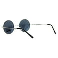 thumbnail image 4 of SA106 Retro 70s Hippie Round Circle Lens Sunglasses Silver, 4 of 4