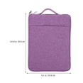 thumbnail image 5 of CIMAXIC Back to School Laptop Pouch Laptop Carrying Bag Purple Slim 1Pack 11 Inch, 5 of 6