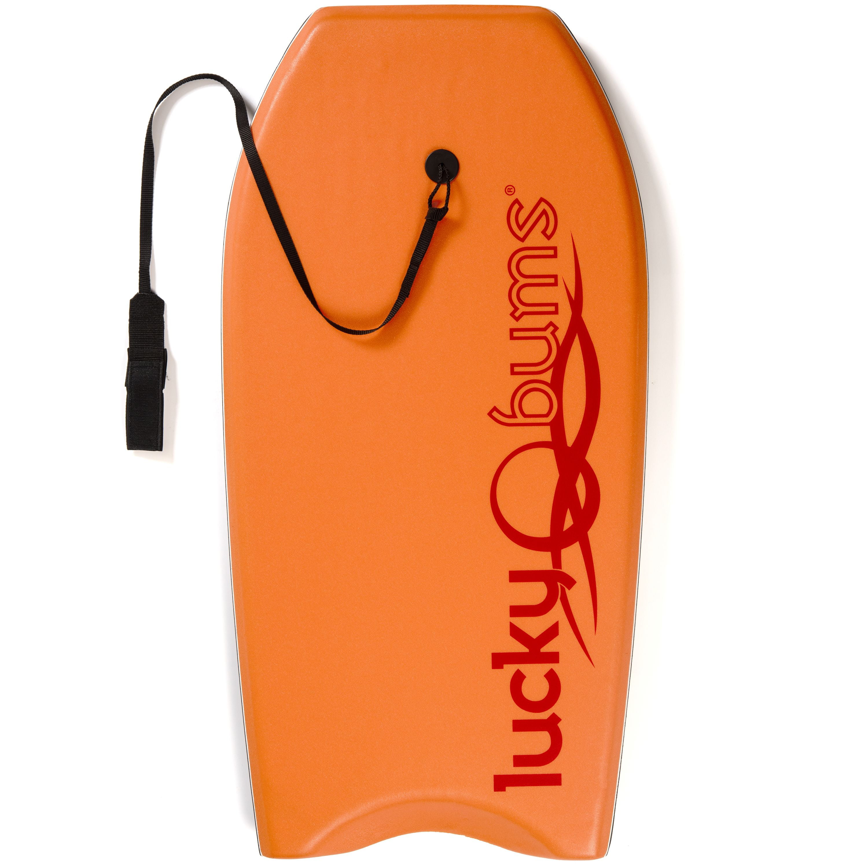 Body Board by Lucky Bums with EPS Core Slick Bottom and Leash for Kids and Adults, Blue, 41-inch by Lucky Bums