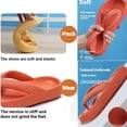 thumbnail image 6 of IEMIEMIEM Women's Cloud Flip Flops Cloud Slides for Women Comfortable Soft Slides Pillow Sandals for Indoor Outdoor Hot Pink 5.5 Wide, 6 of 7