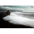 thumbnail image 2 of Luca, Liloni 14x11 White Modern Wood Framed Museum Art Print Titled - The Black Beach, 2 of 4