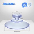 thumbnail image 2 of 100Pcs Transparent Suction Cups, Plastic Suction Cups, Pads Without Hooks for Outdoor, Kitchen,Bathroom,Window 20Mm, 2 of 7