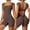 Coffee, variant on Jumpsuits For Women Backless Workout Bodysuits V Back Scrunch Yoga Shorts Romper Women Body Suits Tops Harem Jumpsuit for Women Casual Jumpsuit Workout Pantsuit Short Sleeve Rompers for Women Casual