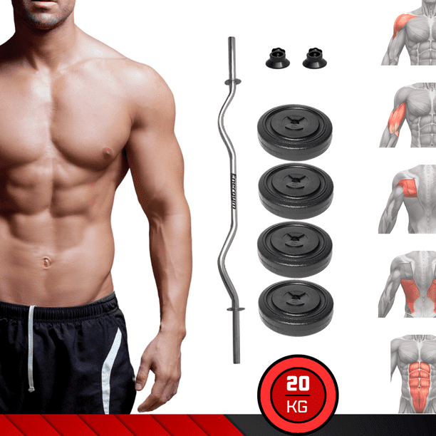 Entrenamiento Barras Z Gym Barra Z Pro, Barra Z De 20kg, Barra